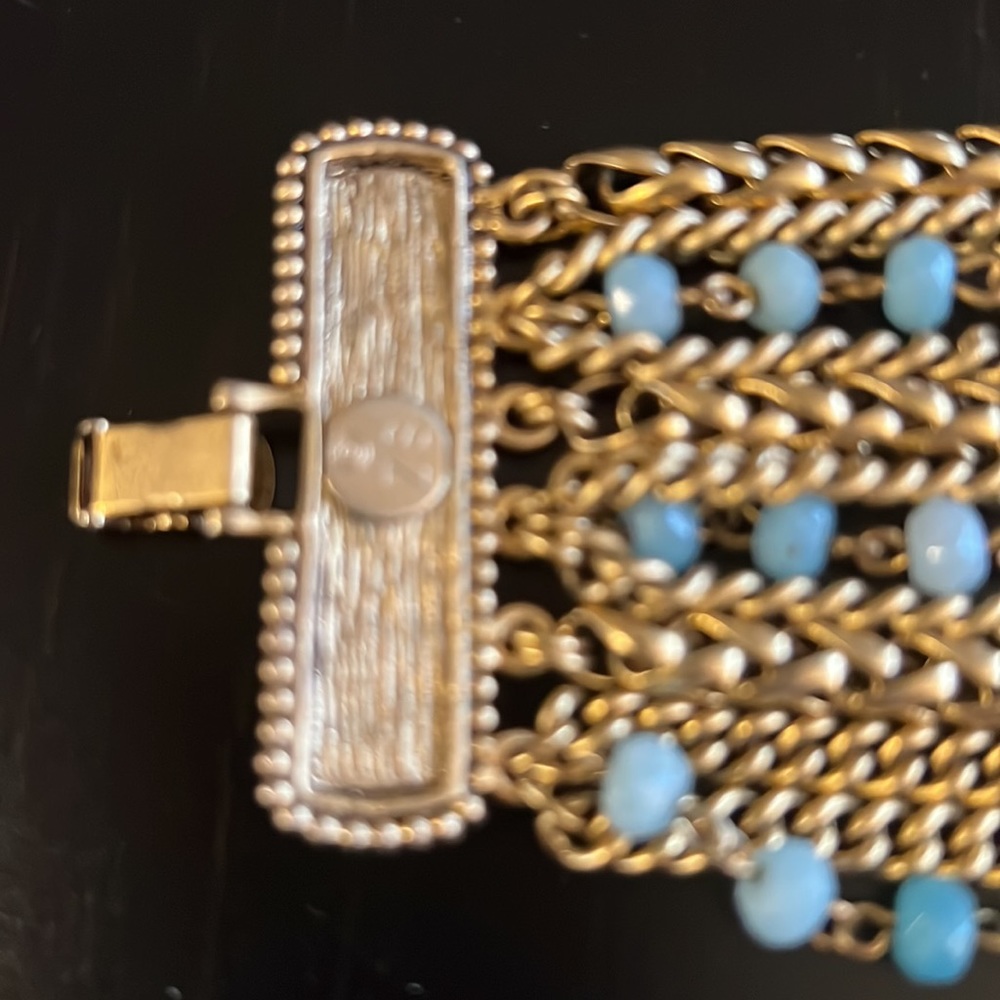 Chain and Rhinestone Bracelet. - Picture 6 of 8